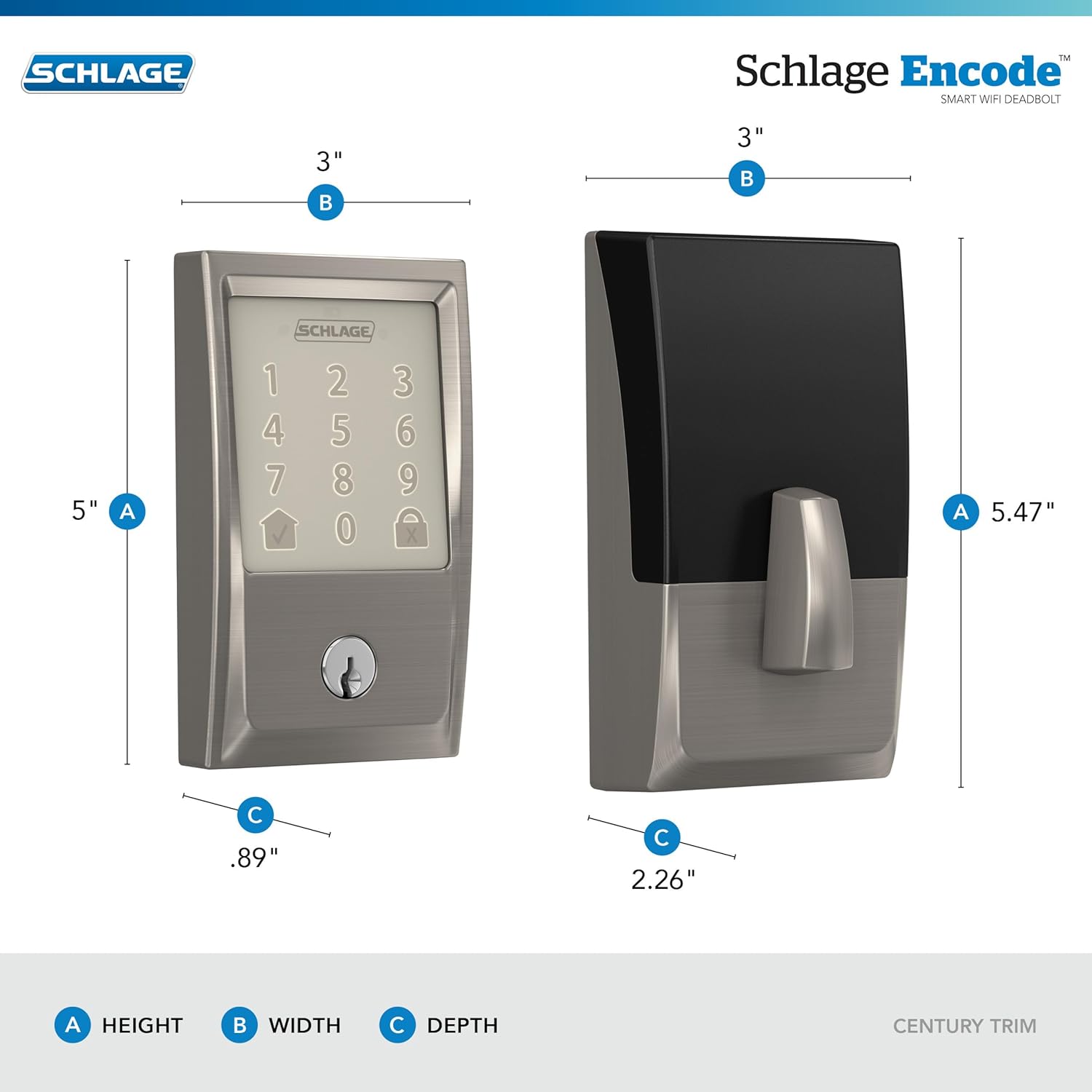 Schagle Encode Smart Wi-Fi Deadbolt