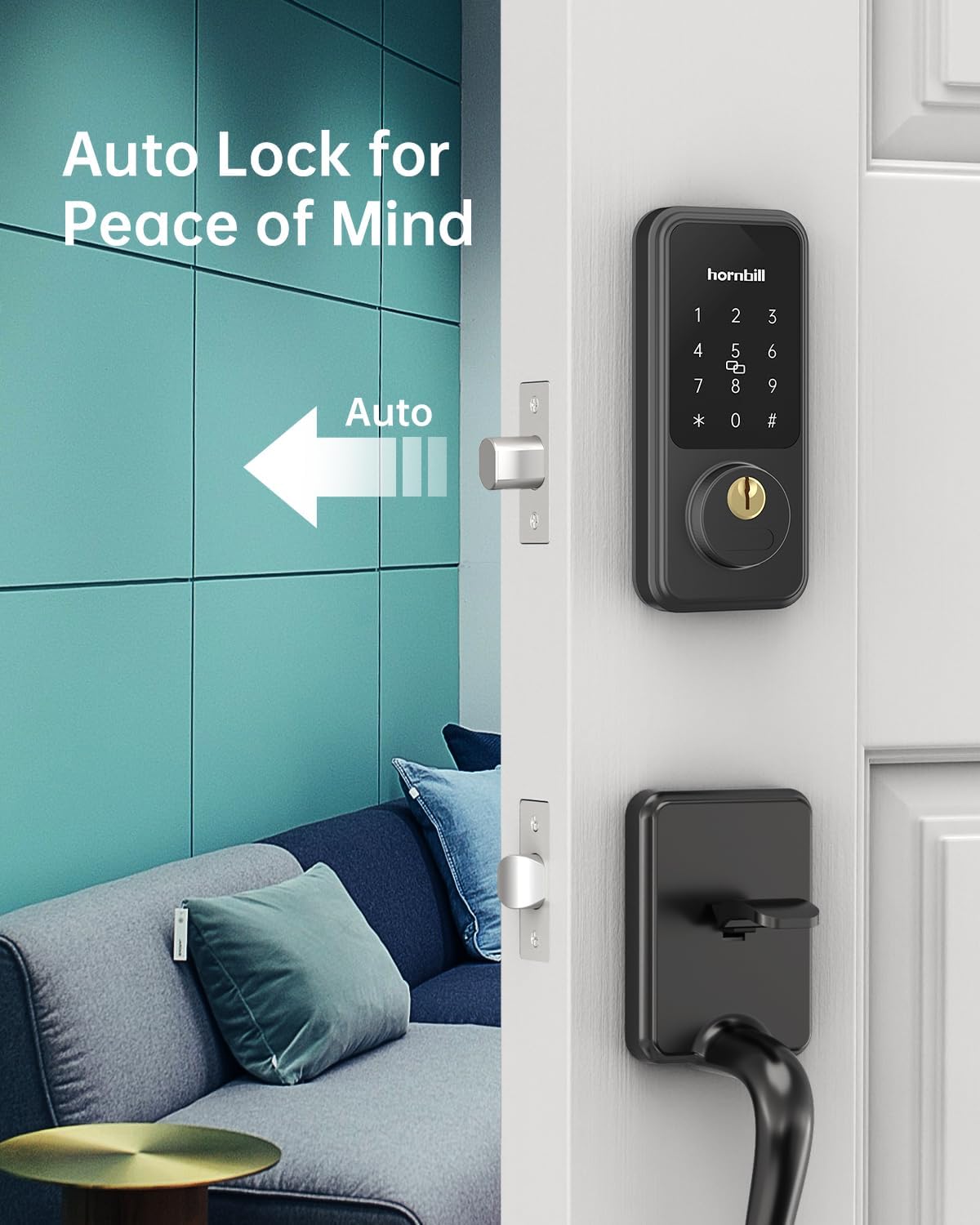 Hornbill Smart Front Door Lock Set
