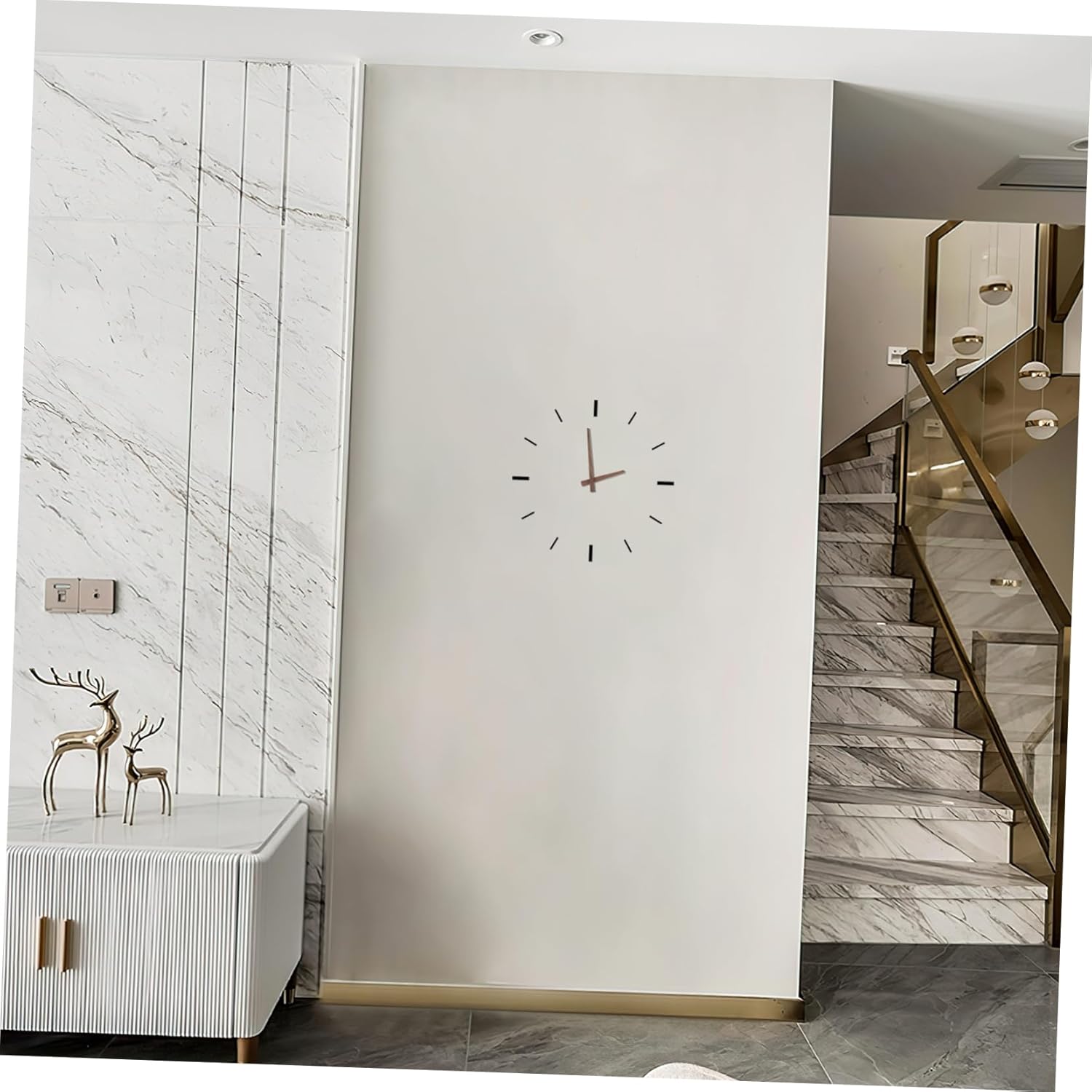 Easy DIY Wall Clock Replacement Kit with Mechanism and Hands