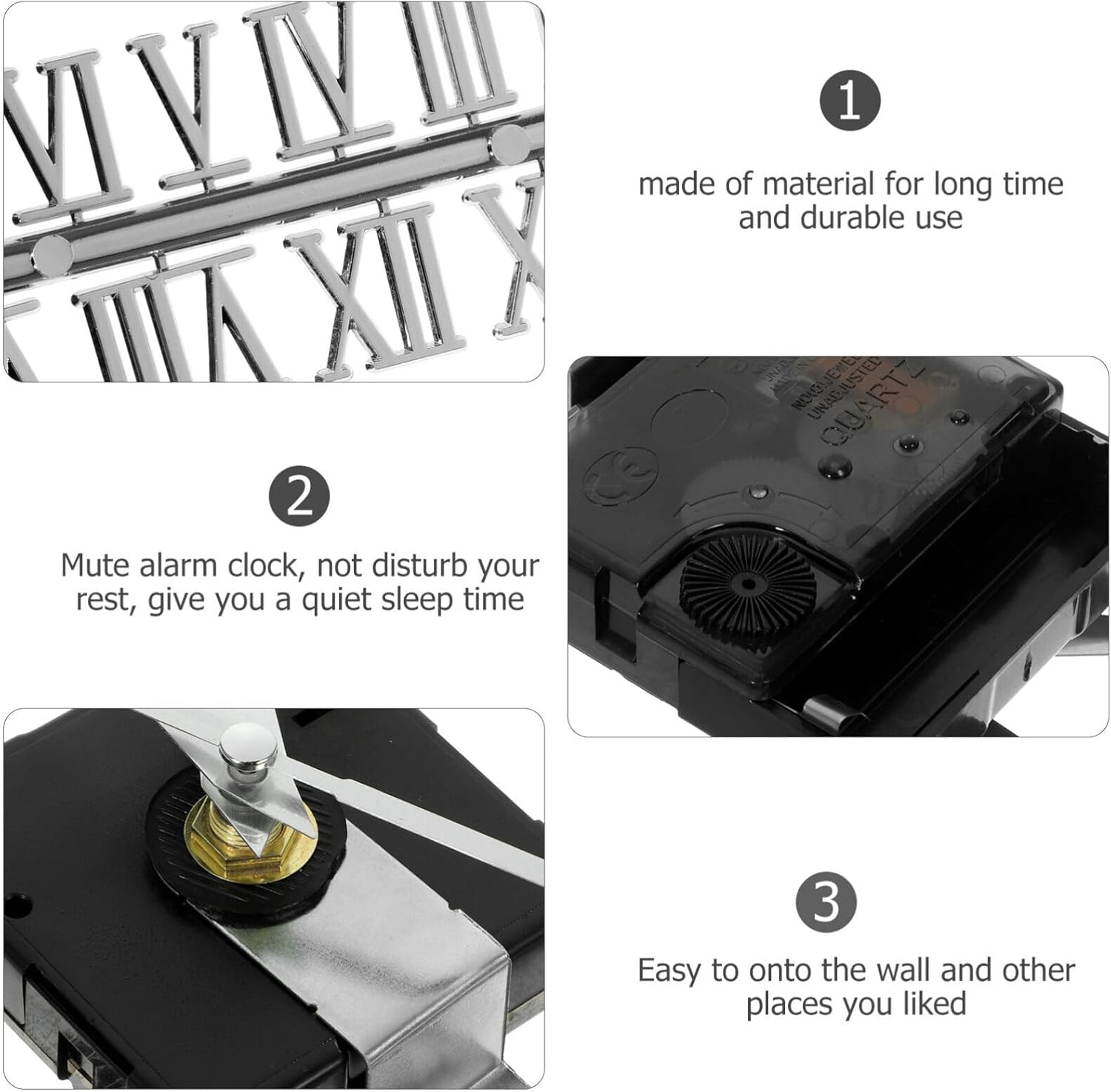 Replacement Clock Movement Kit for DIY Clocks