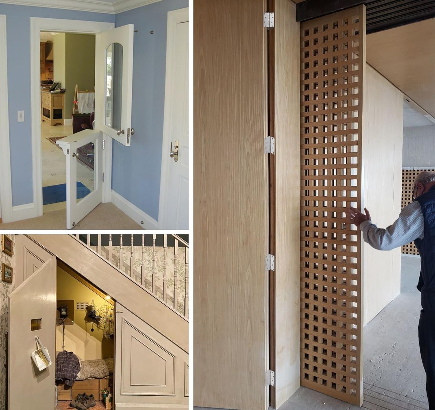 Sturdy Stainless Steel Door Hinges 48 PCS 4 Inch