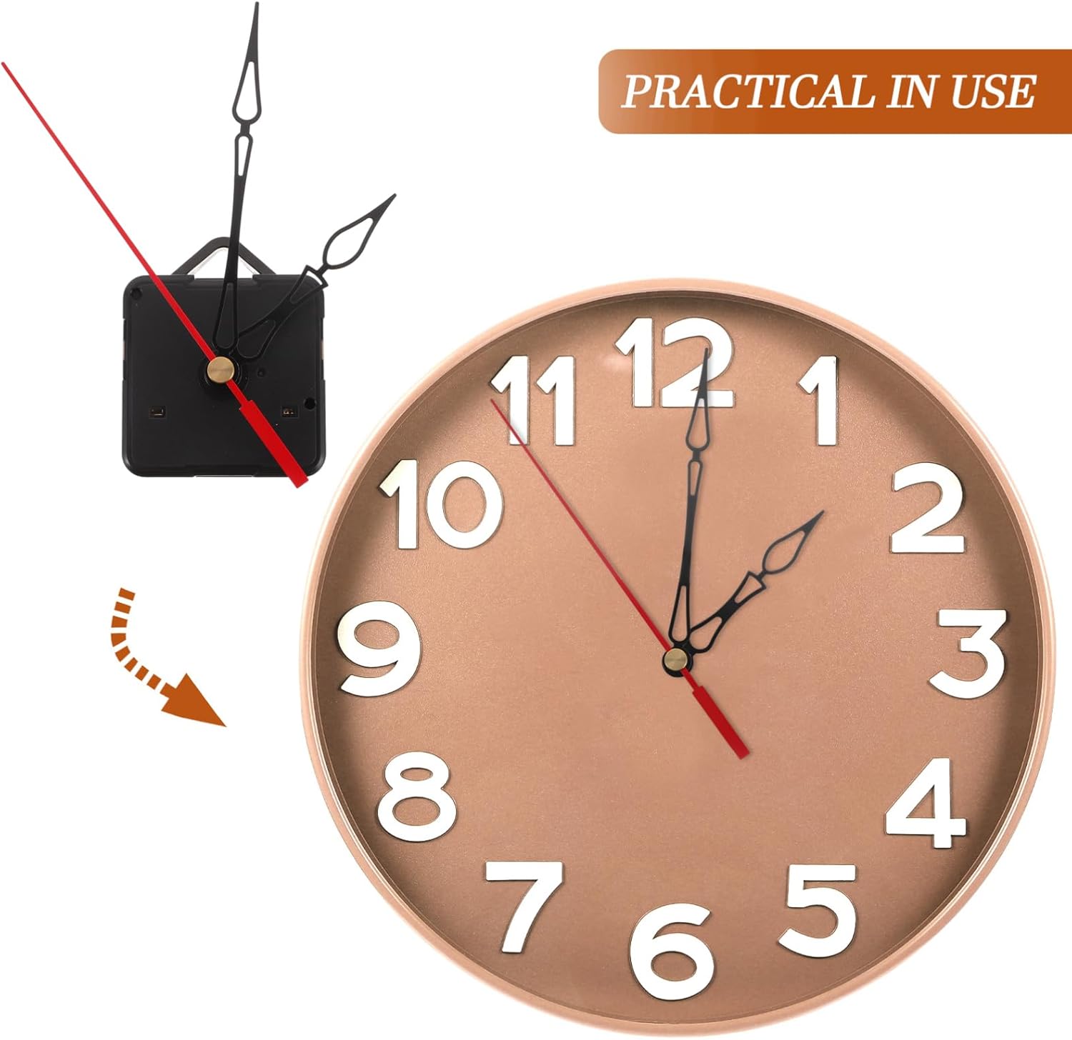 Durable Plastic Clock Mechanism