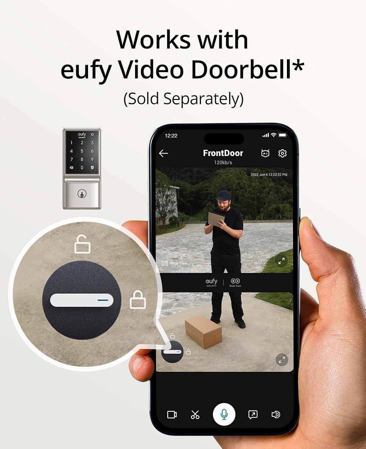 Secure Front Door Lock with WiFi