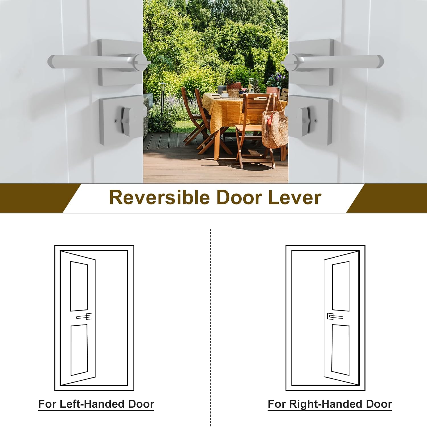 HOSOM Modern Door Lock Set