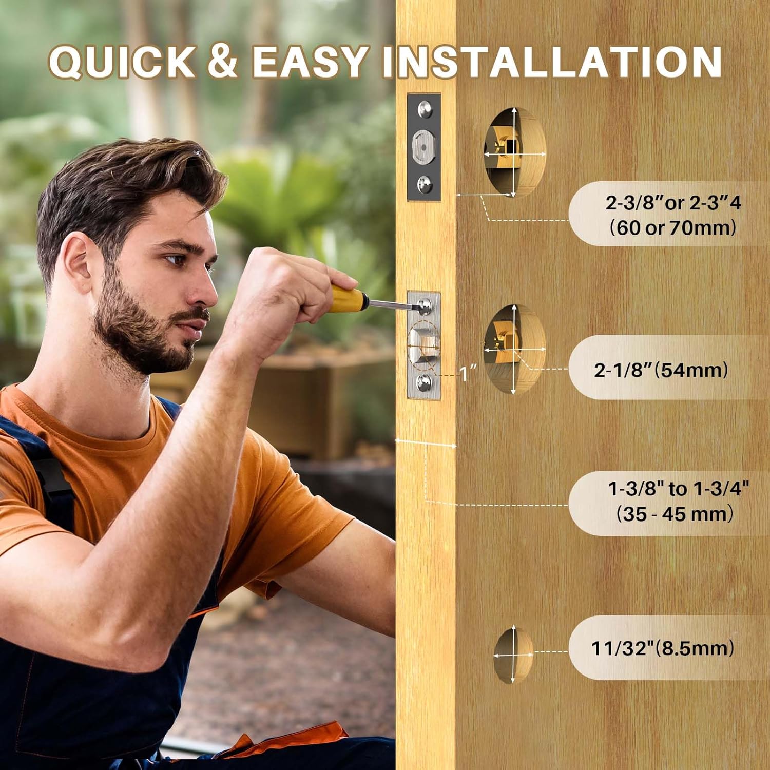 Scout KingForce Front Door Lock Set