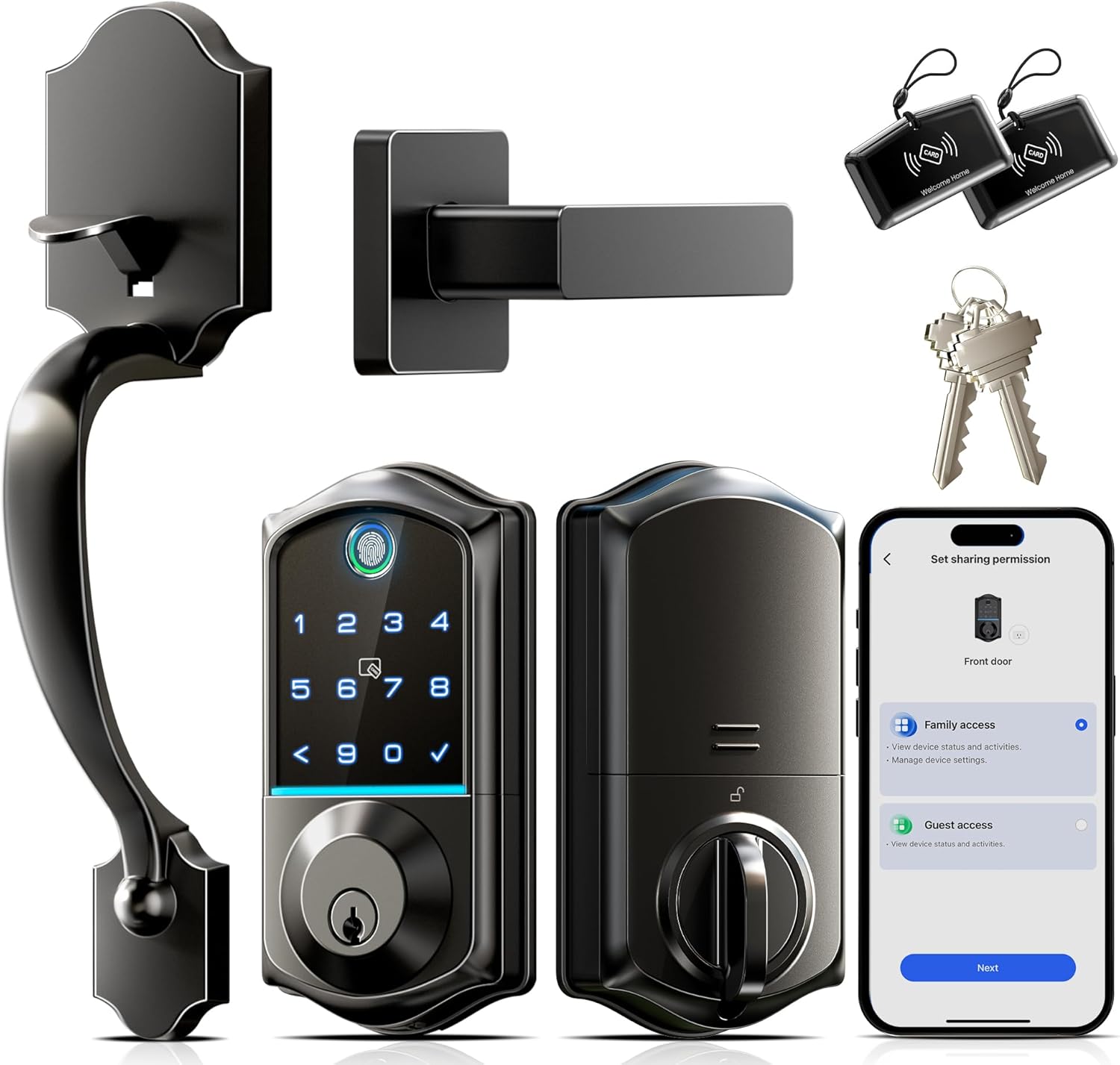 Fingerprint Smart Front Door Lock