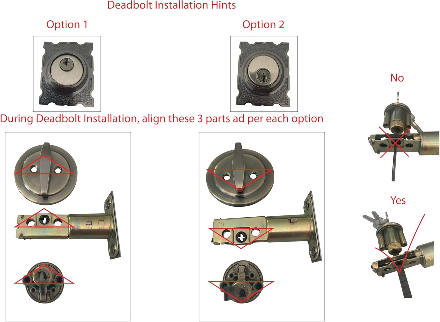 LOCKSET4U Reversible Front Door Hardware Set LAMA