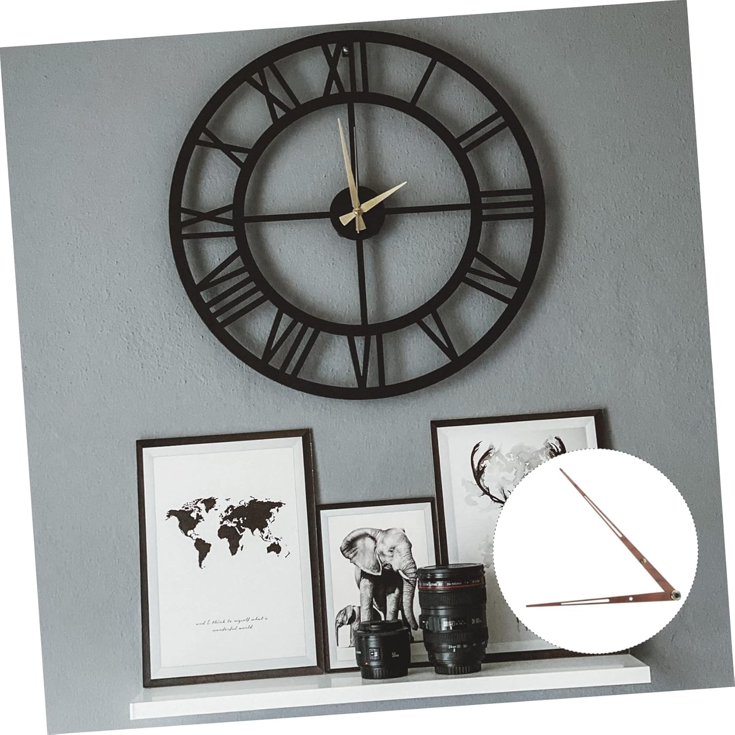 Beautiful DIY Wooden Wall Clock Pointers