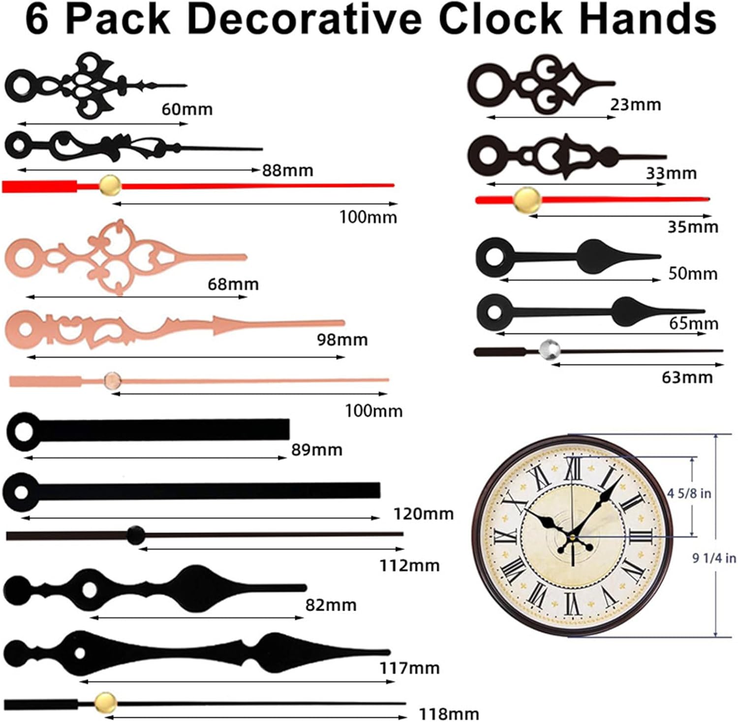 Replacement Pendulum Clock Movement