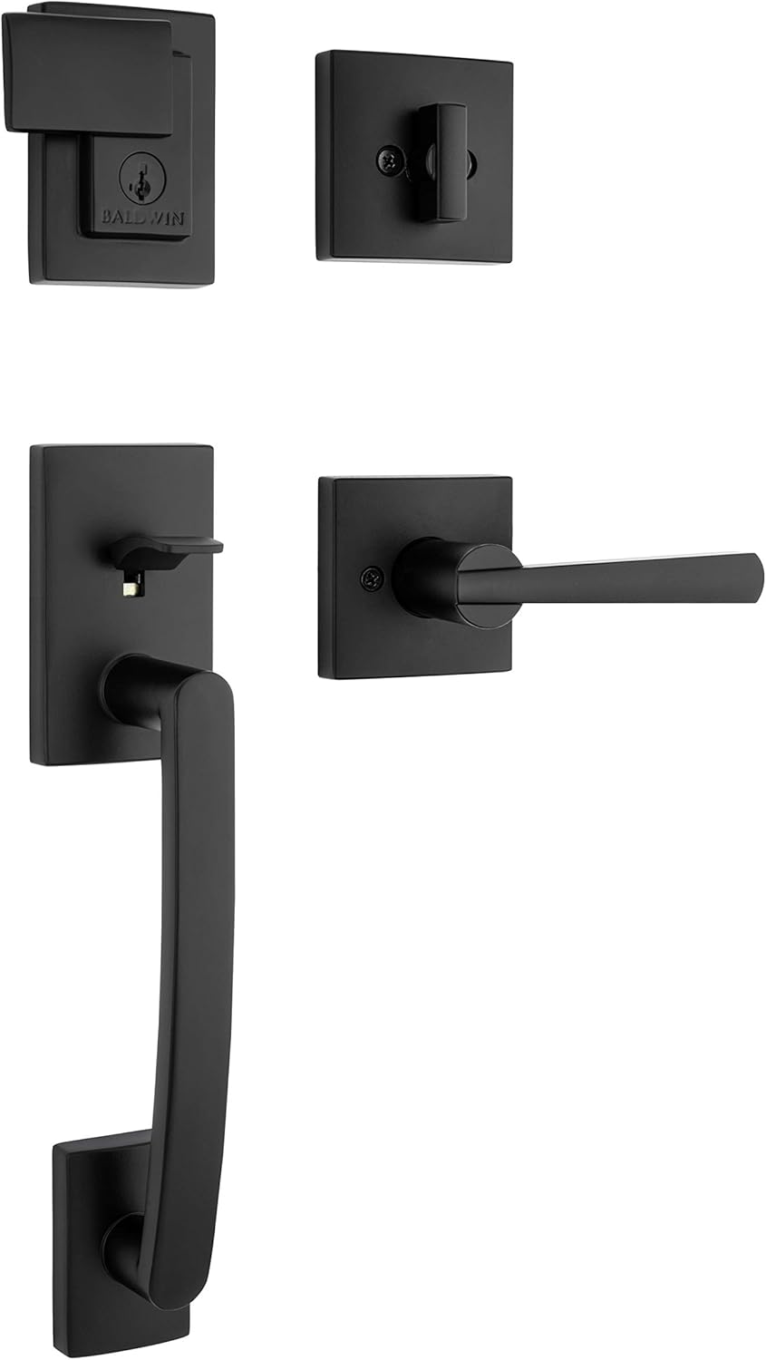 Secure and Modern Front Entry Door Handleset