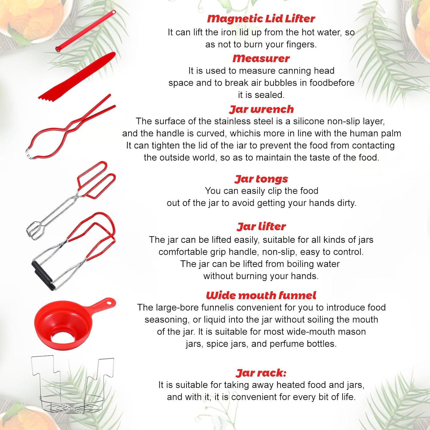 Complete Stainless Steel Canning Kit - Multifunctional Canning Tools for Home Cooks