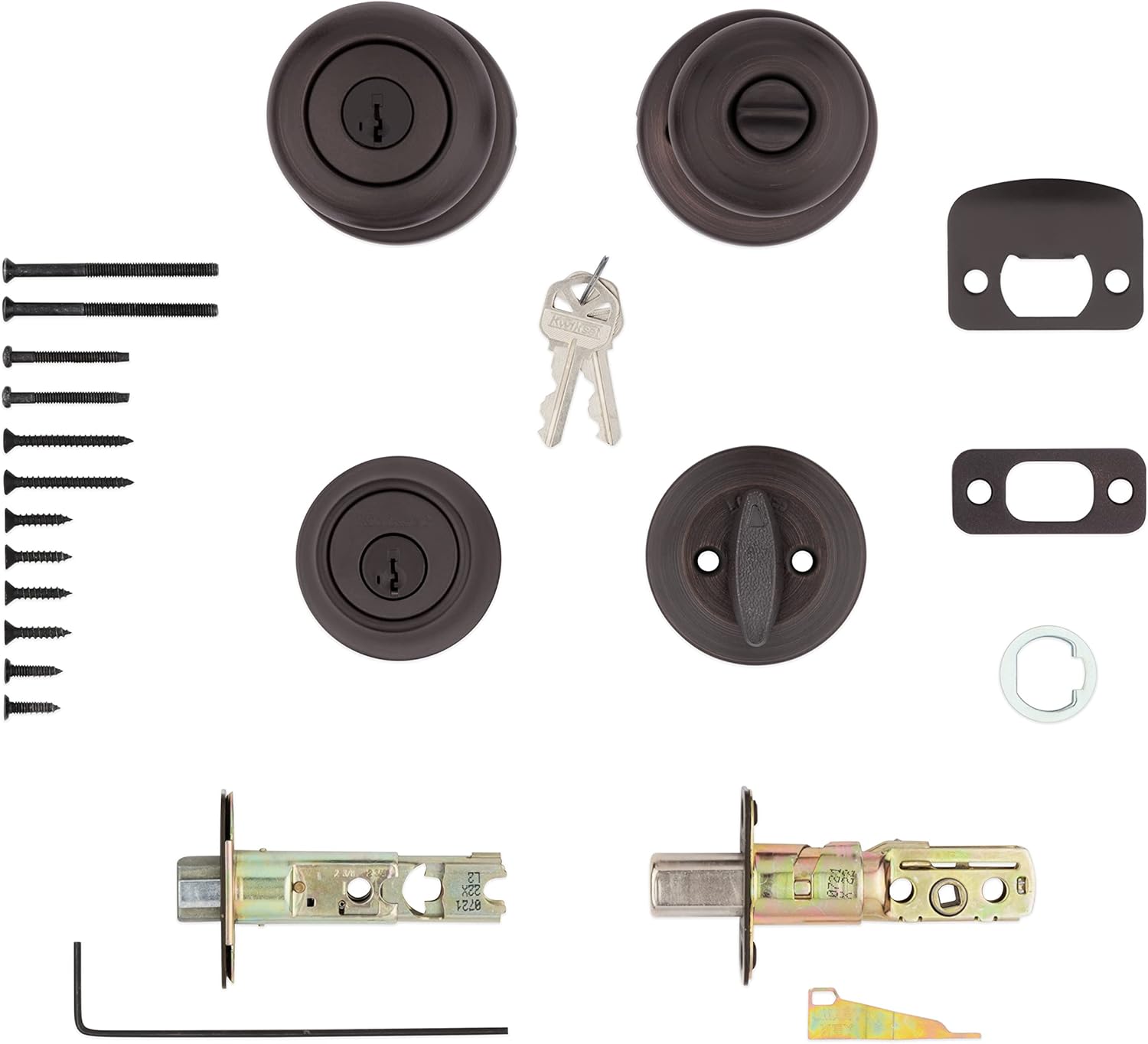 690 Cove Knob Deadbolt Combo