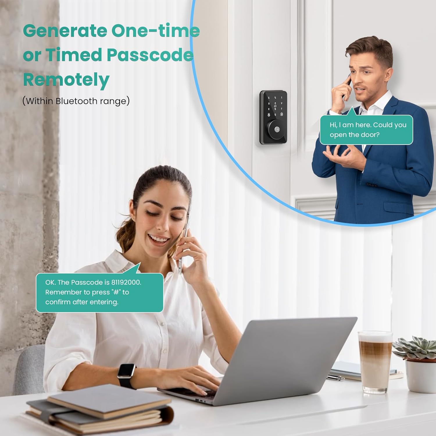 Secure Smart Door Lock for Home Entry