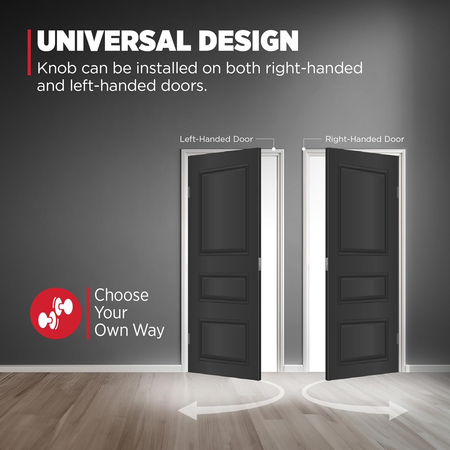 Kwikset Pismo Entry Door Knob