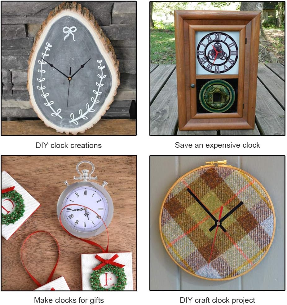 EMOON 2-Pack Wall Clock Mechanism Kit