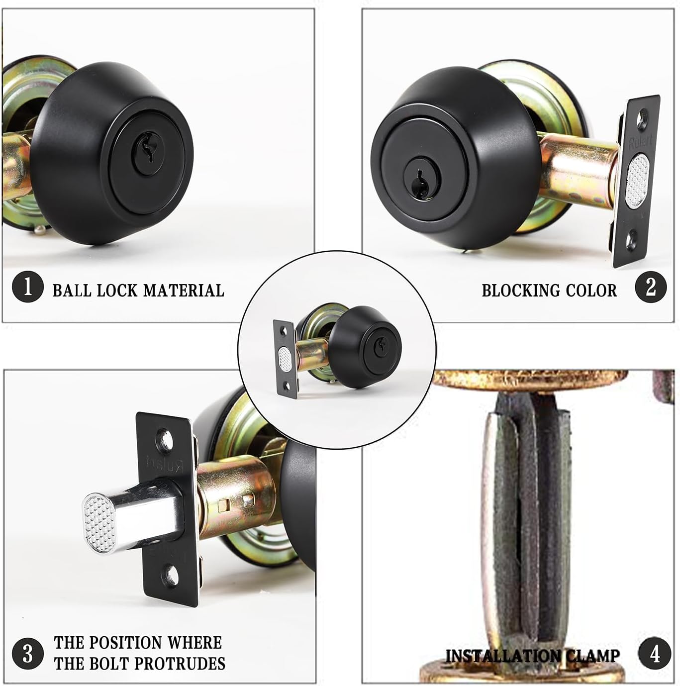 Double-Keued Deadbolt Lock