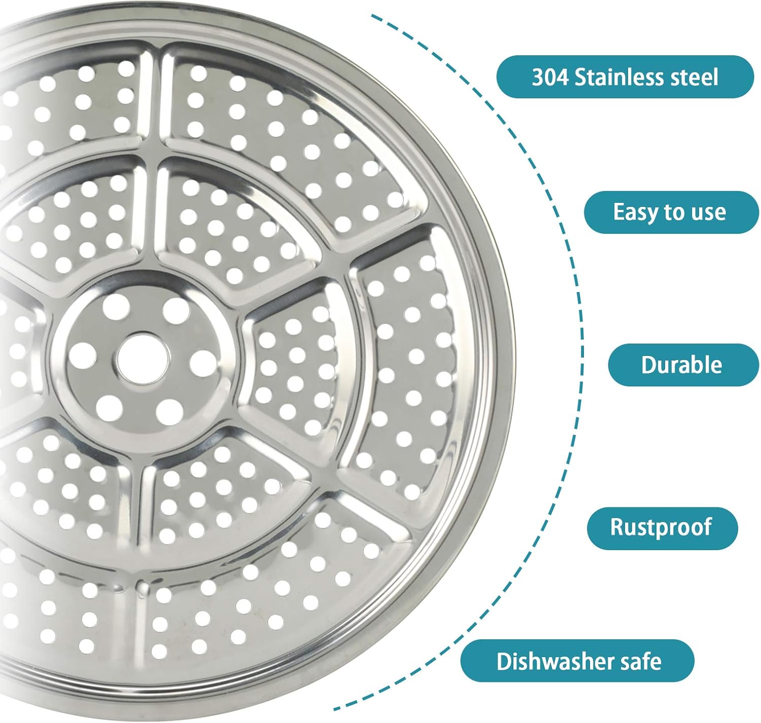 High-Quality Stainless Steel Canner Rack for Pressure Cooking 2-Piece