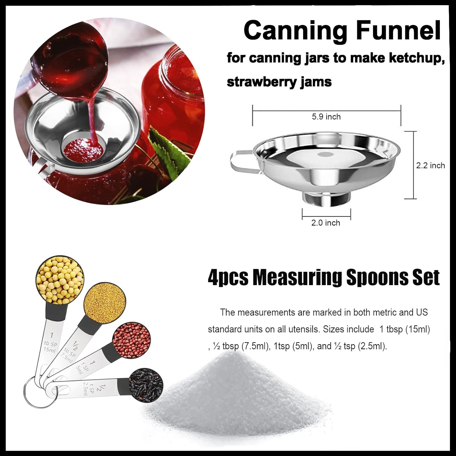 HOMMES Canning Starter Kit with Essential Tools