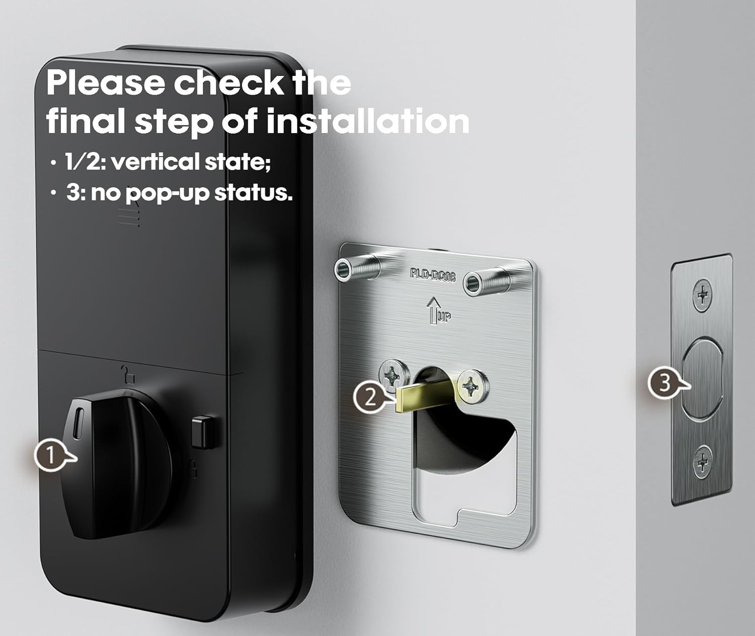 Smart Door Lock Set with WiFi Mechanic Handles