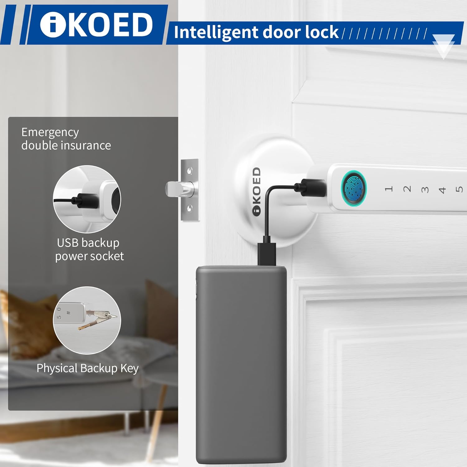 IKOED Biometric Door Lock
