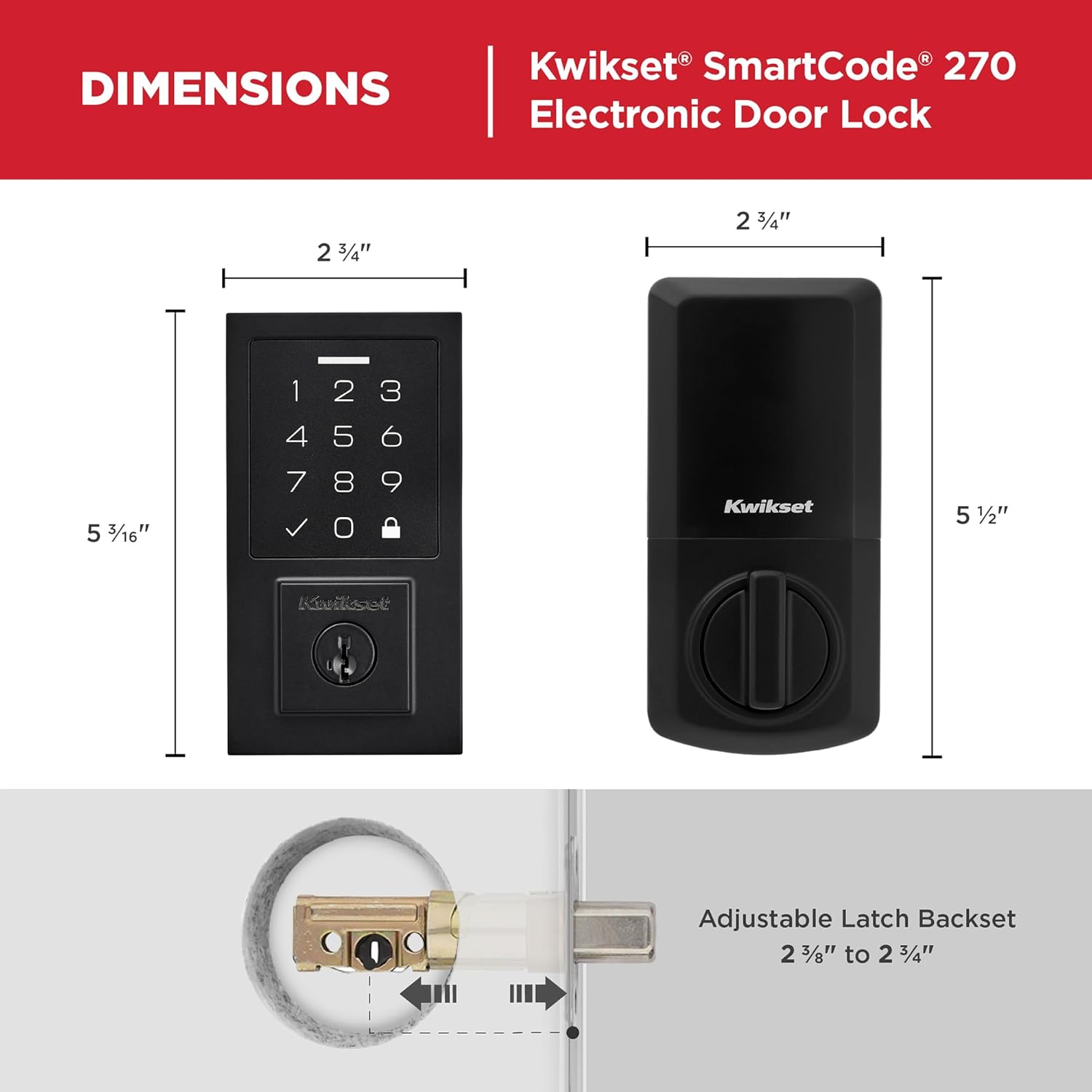 SmartCode 270 Keyless Entry Deadbolt