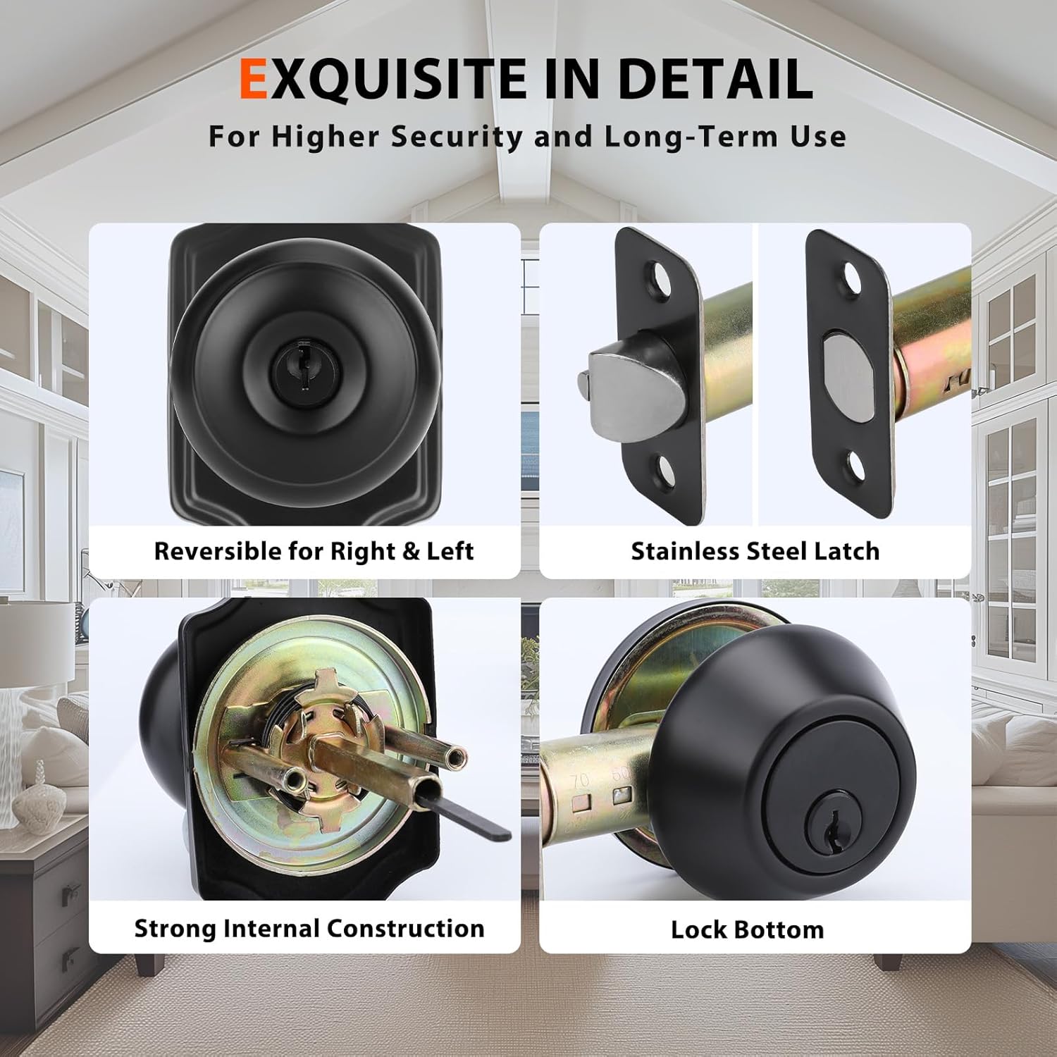 Unlock Your Home with the Haidms Exterior Door Knob Set