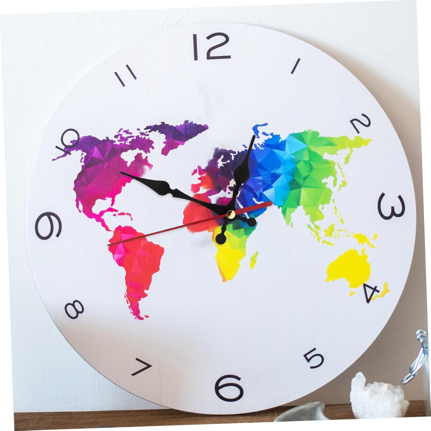 Plastic Clock Mechanism Replacement Red Plastic Hands for Clocks
