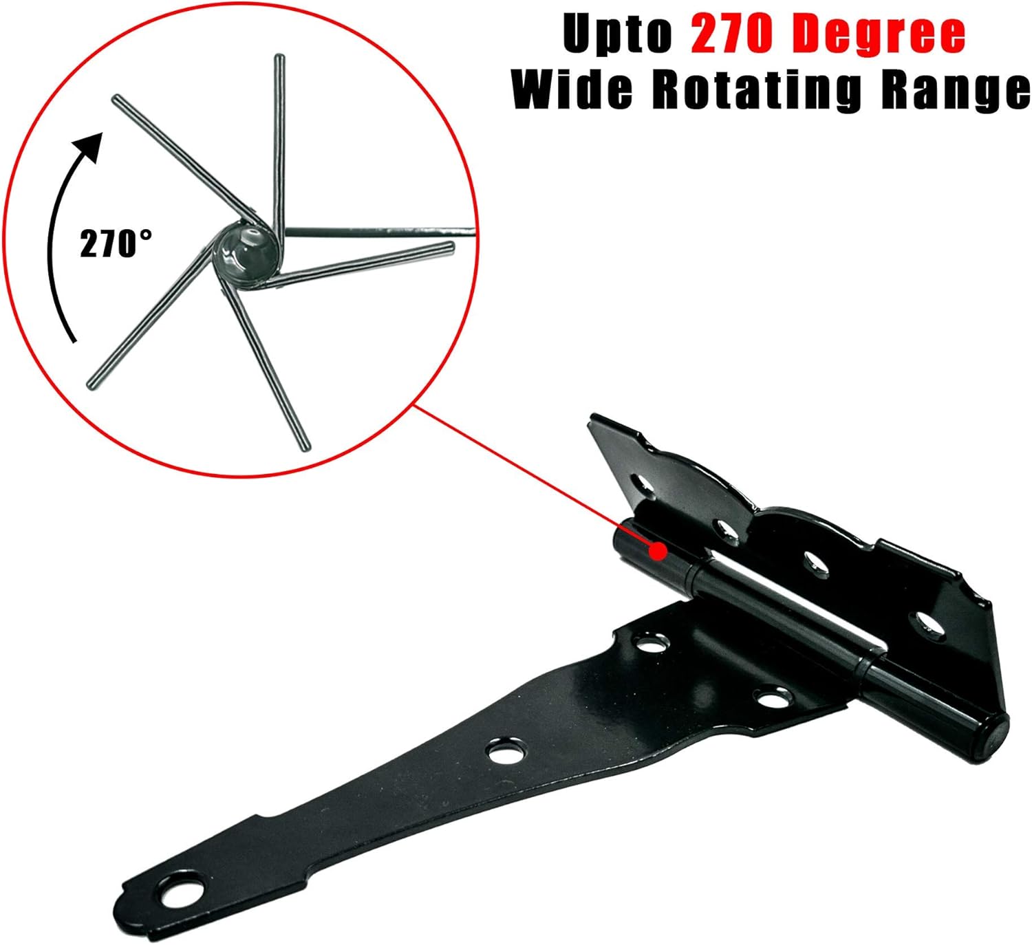 6-inch Door Hinges Rustproof Durable