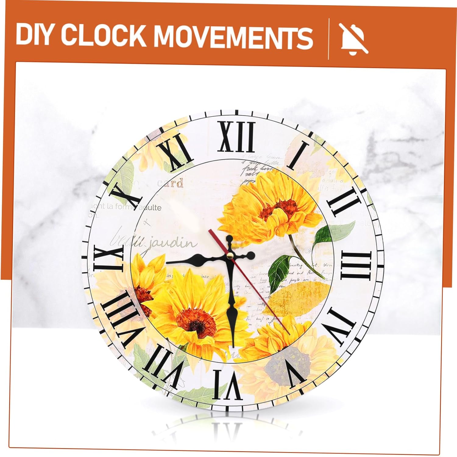 Replacement Battery-Operated Wall Clock Mechanism Kit