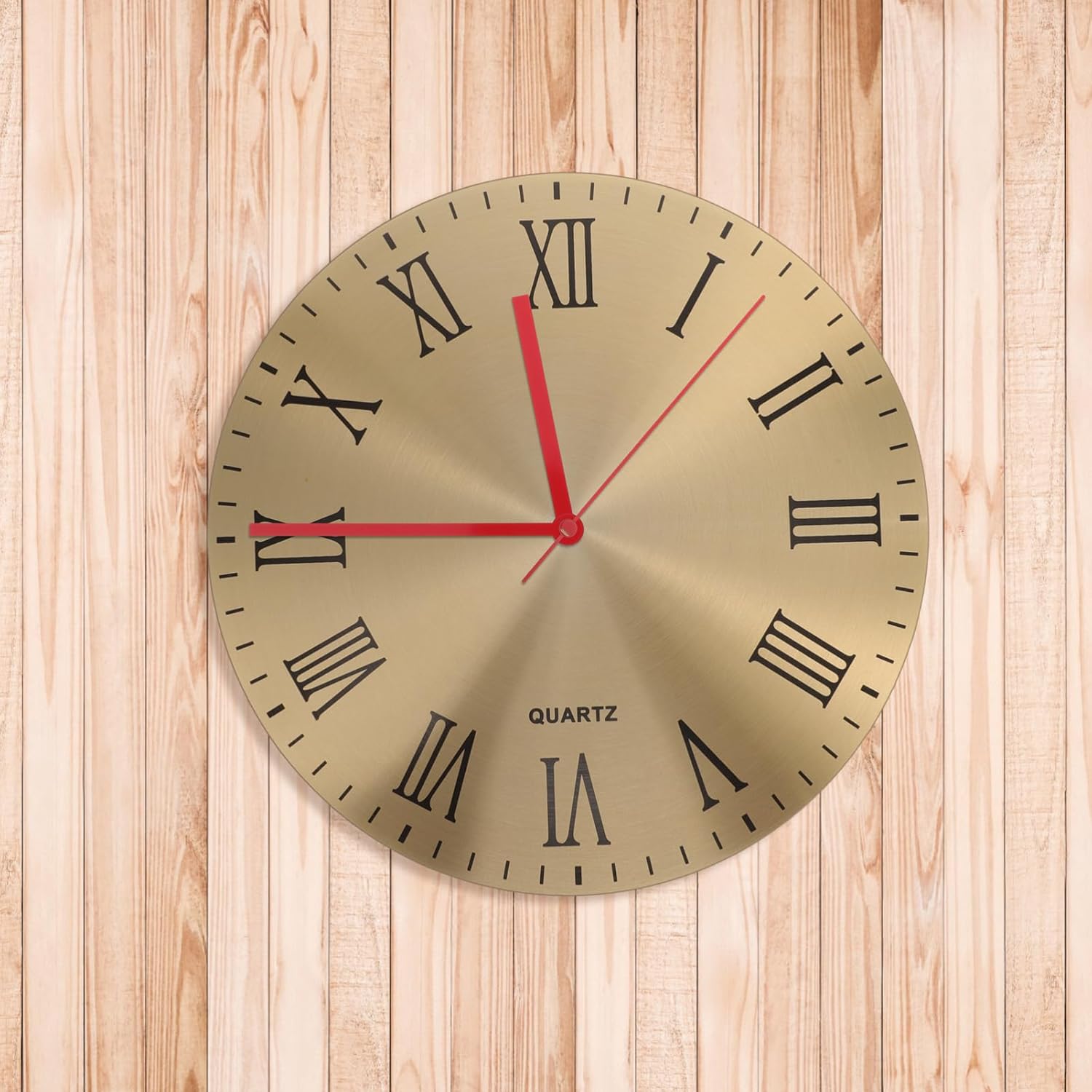 2-Piece Metal Wall Clock Mechanism Replacement for DIY Repair Accurate Timekeeping