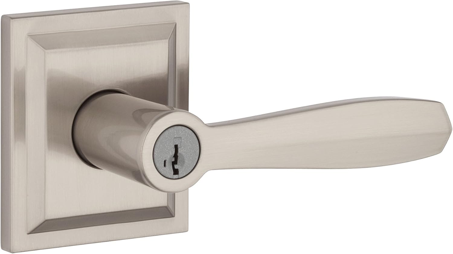 Baldwin Entry Door Reversible Lever with SmartKey and Microban Protection