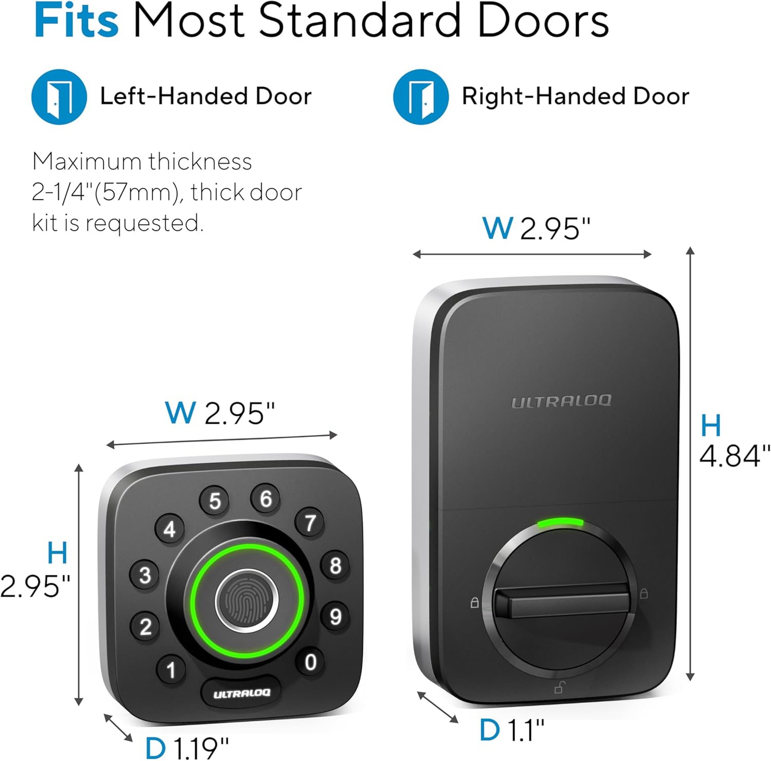 ULTRALOQ Smart Lock U-Bolt Pro