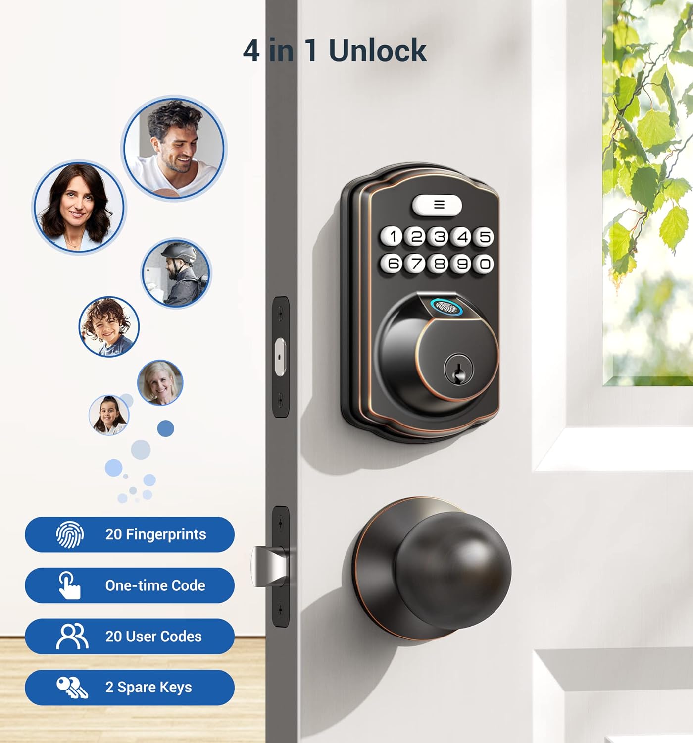 Fingerprint Door Lock Veise