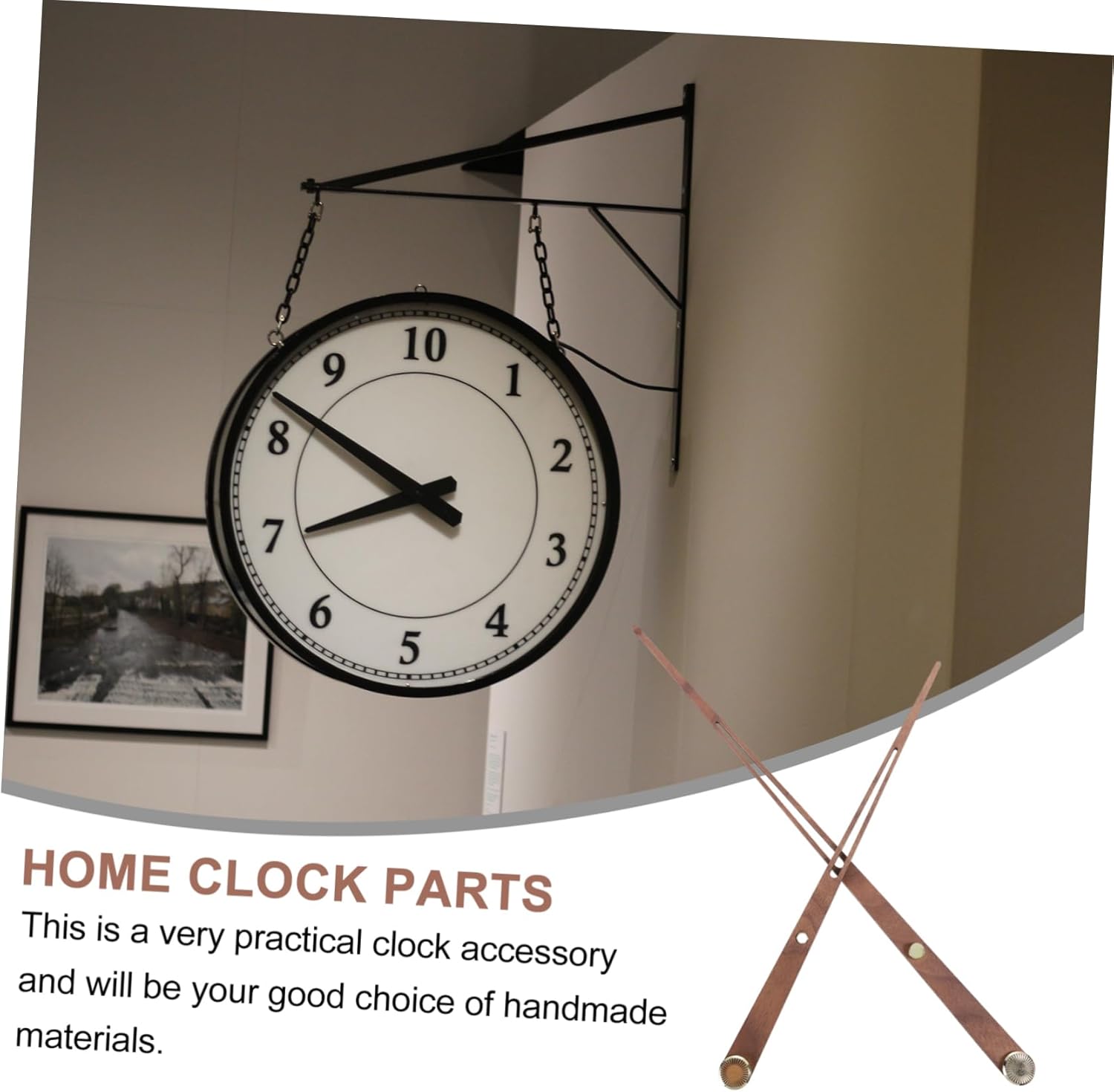 Beautiful DIY Wooden Wall Clock Pointers