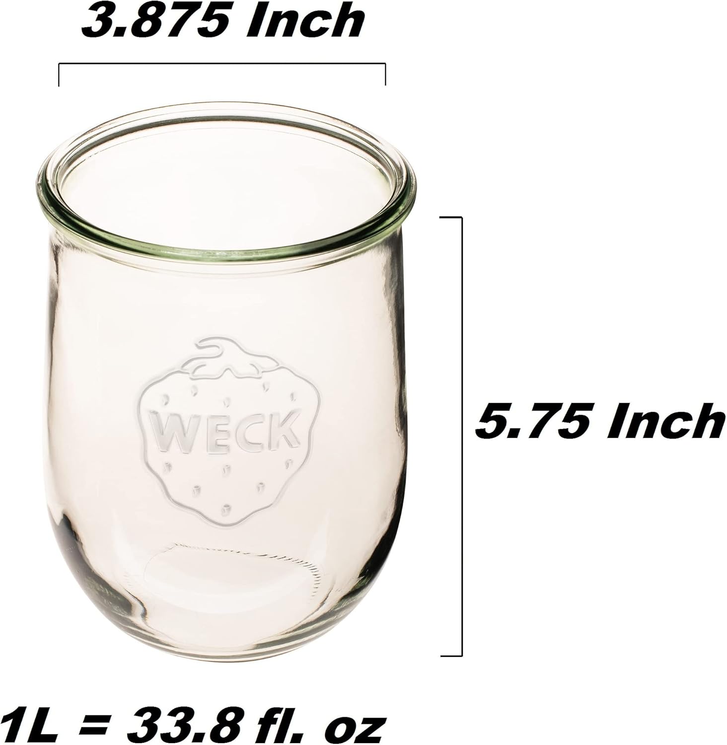 Weck Tulip Jar Sourdough Elegant SACHET JAR for Heath