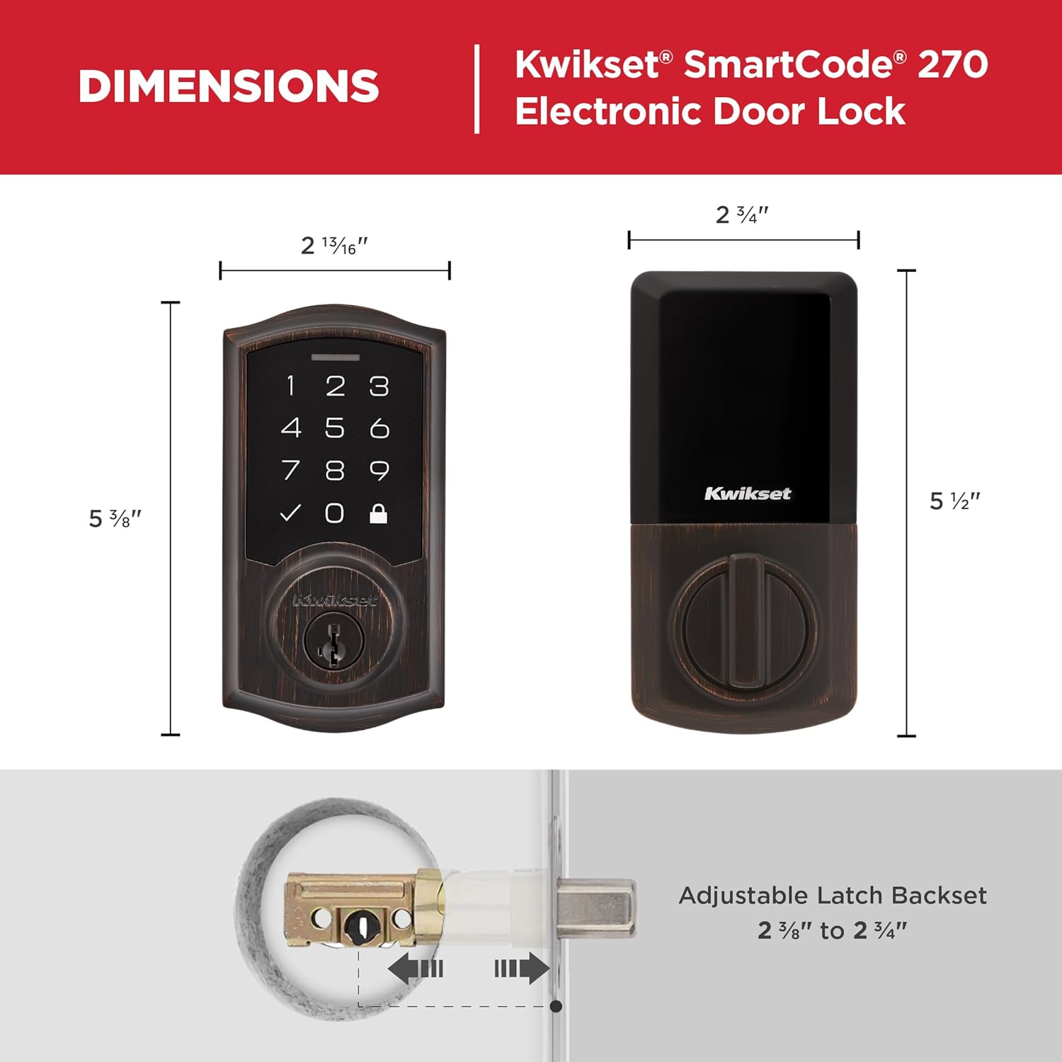 Kwikset SmartCode 270 Keyless Entry