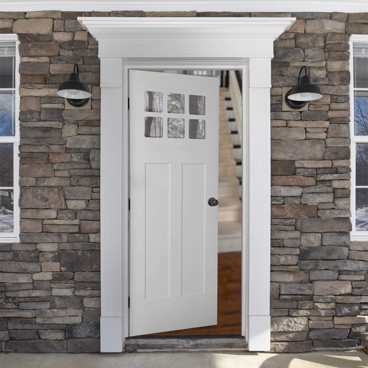 Coastal Matte Black Door Knob