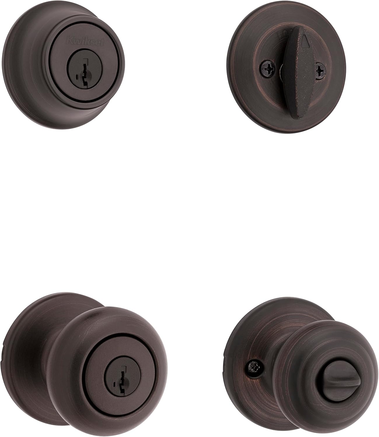 690 Cove Knob Deadbolt Combo