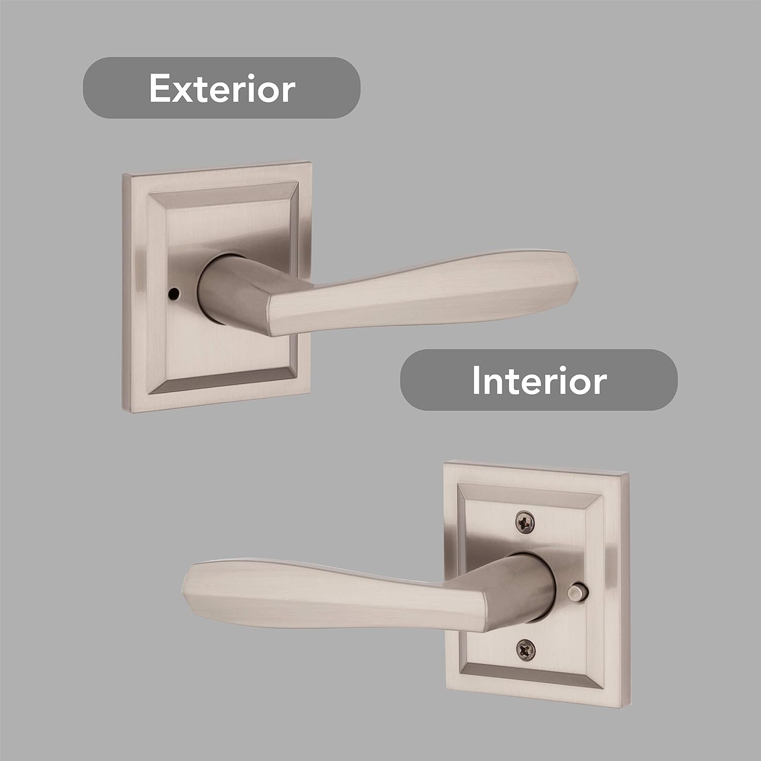 Baldwin Secure ElegantlyInstalled Interior Door Handle