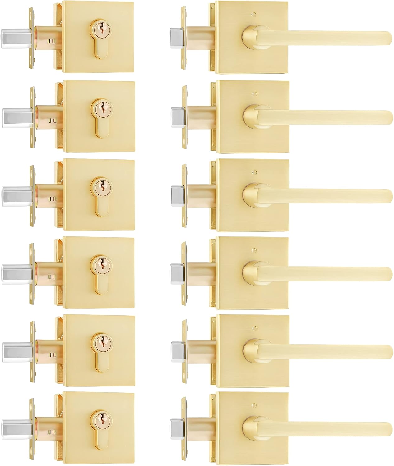 Stylish Front Door Lock Set for Security and Style