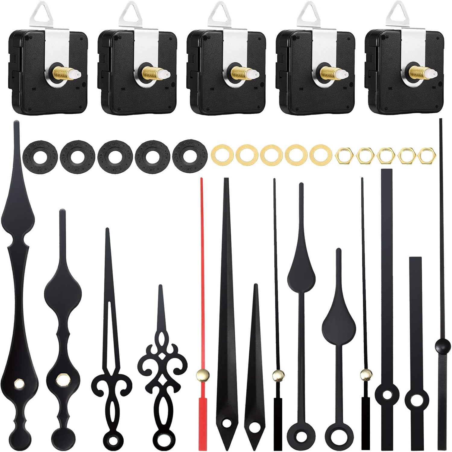 Hicarer Clock Repair Kit Precision Mechanism quartz wall clock replacement parts