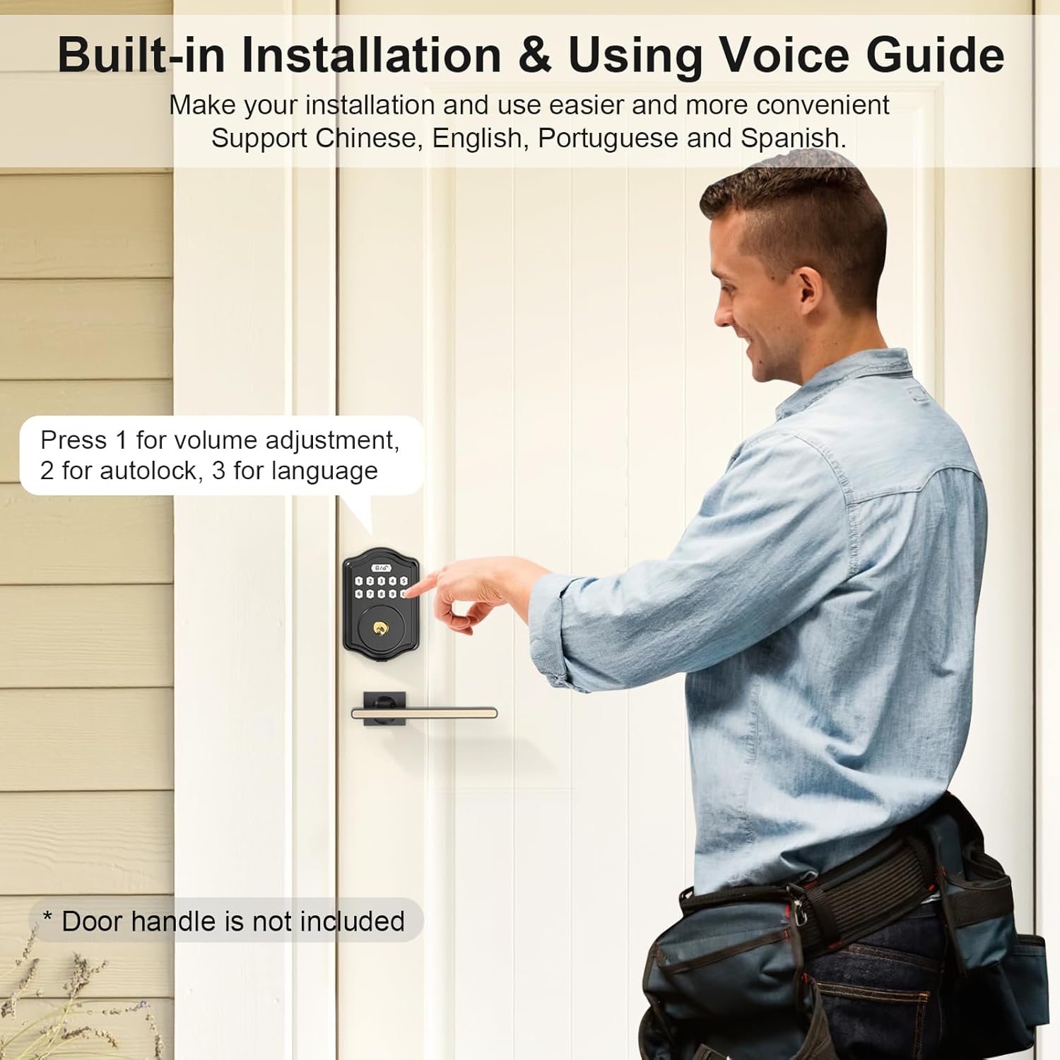 Secure Keyless Entry Door Lock