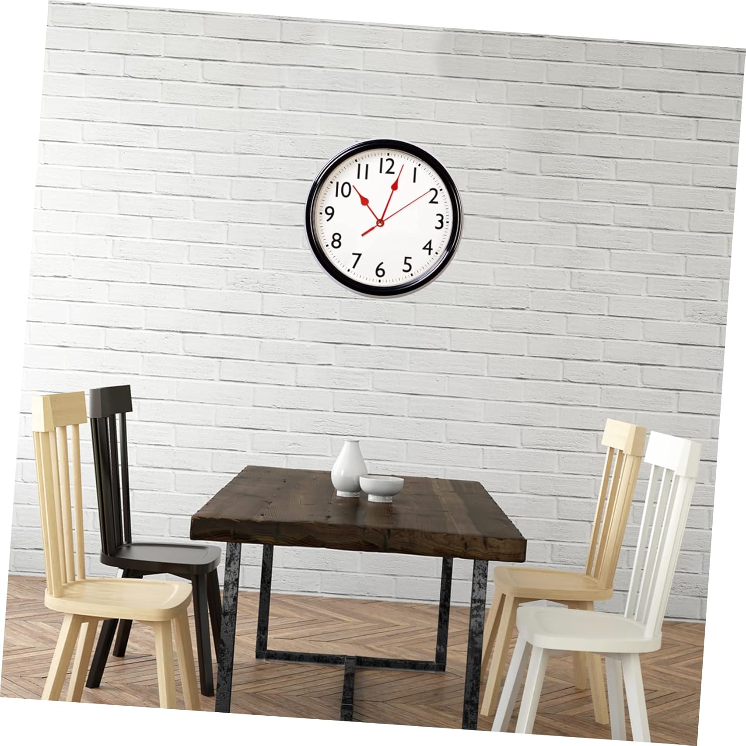 QUMIIRTY Red quartz clock movement replacement elegant red hands