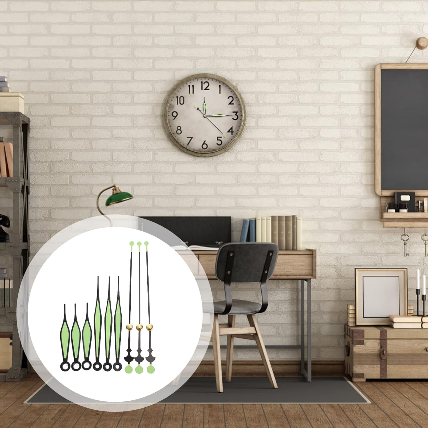 Durable Aluminum Luminous Wall Clock Hands