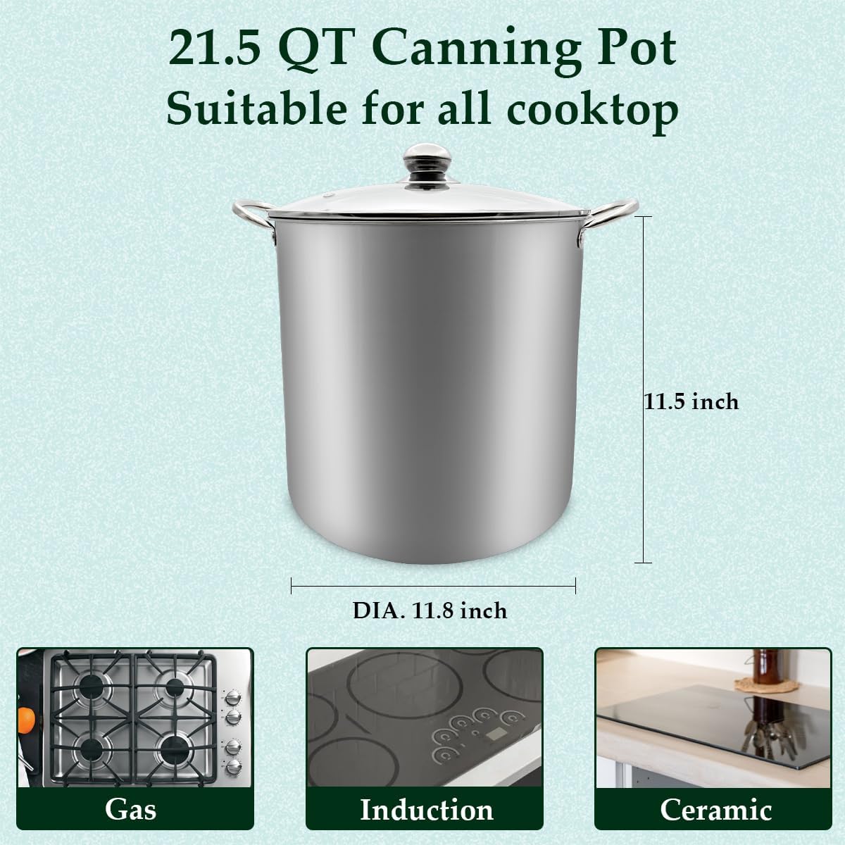 Starter Kit for Canning Beginners with Stainless Steel Tools