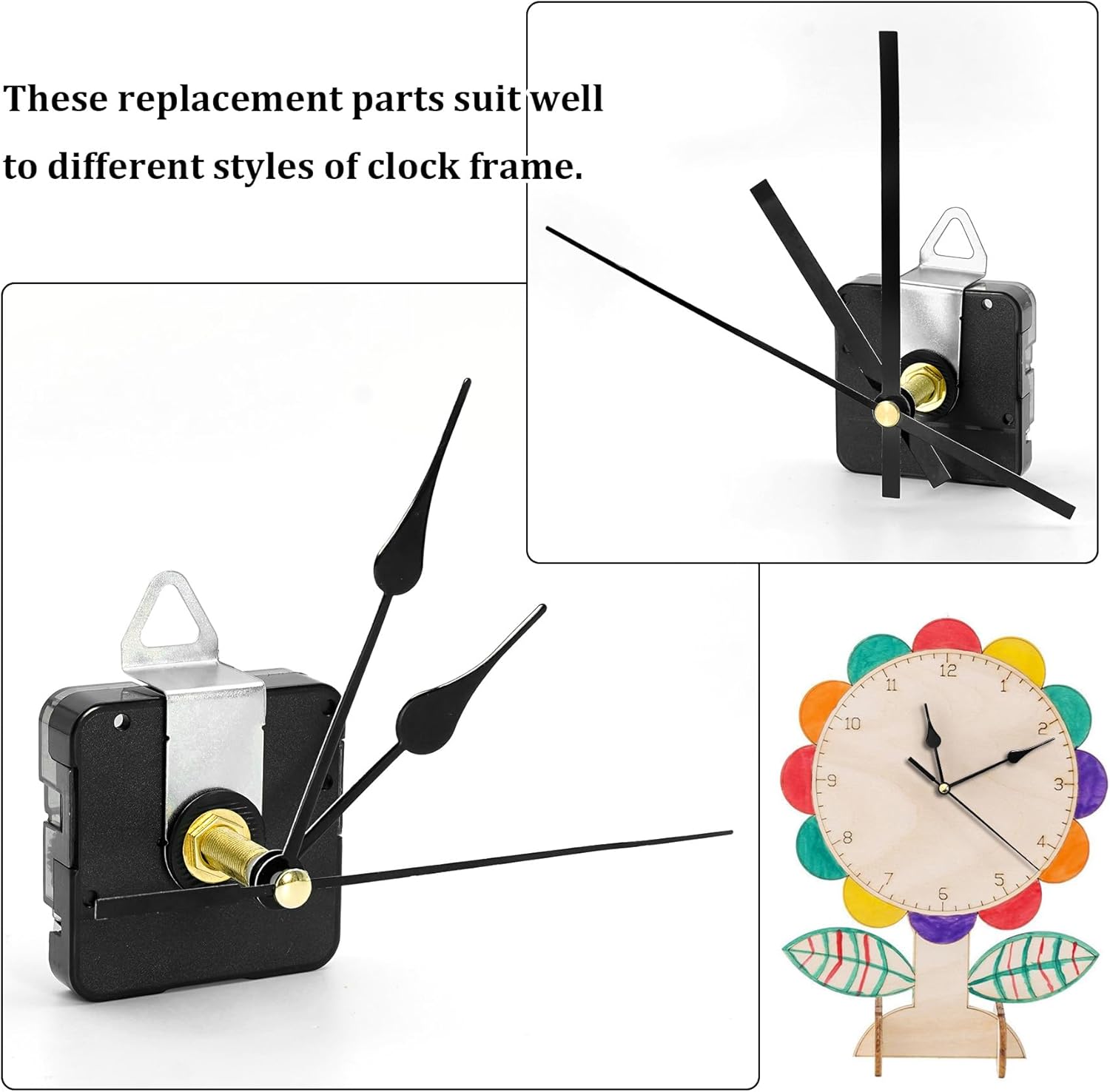 28mm Long Shaft Clock Movement Kit for Wall Clocks
