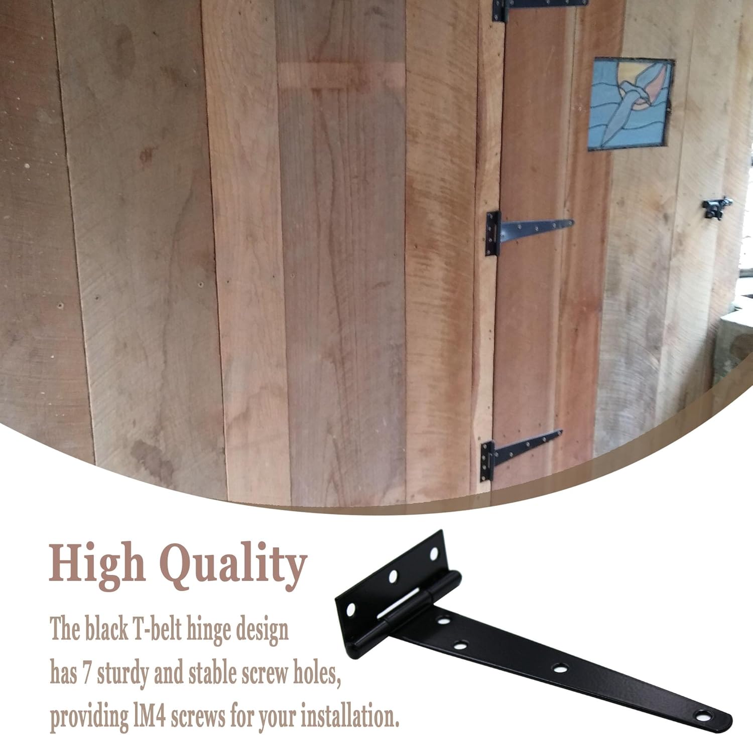 Simple Durable Heavy-Duty Door Hinges