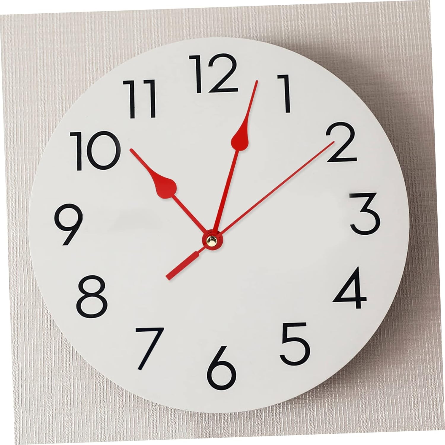 Simple Red Quartz Clock Movement with No Battery Required