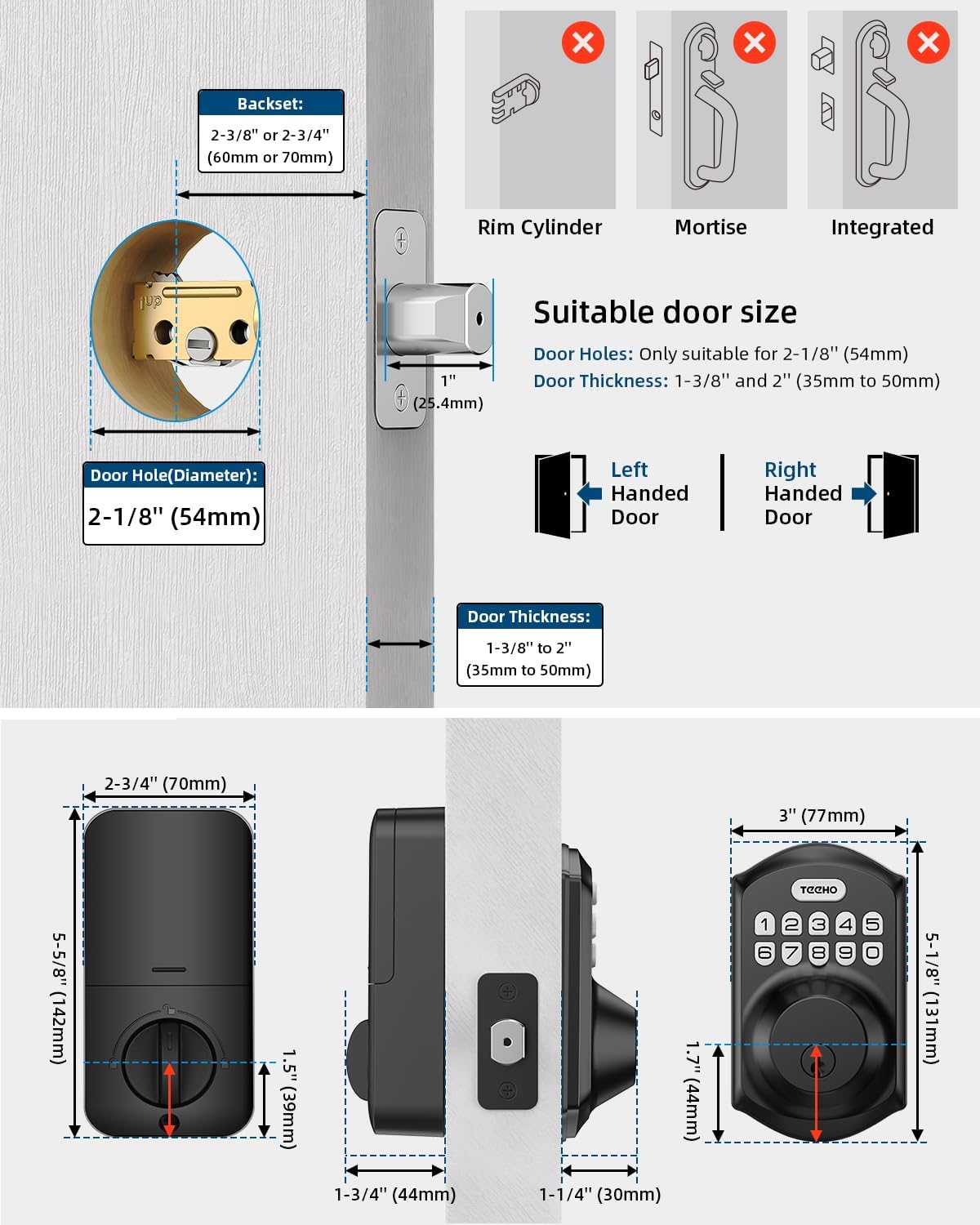 TEEDeo Keyless Entry Door Lock unlocking security and convenience