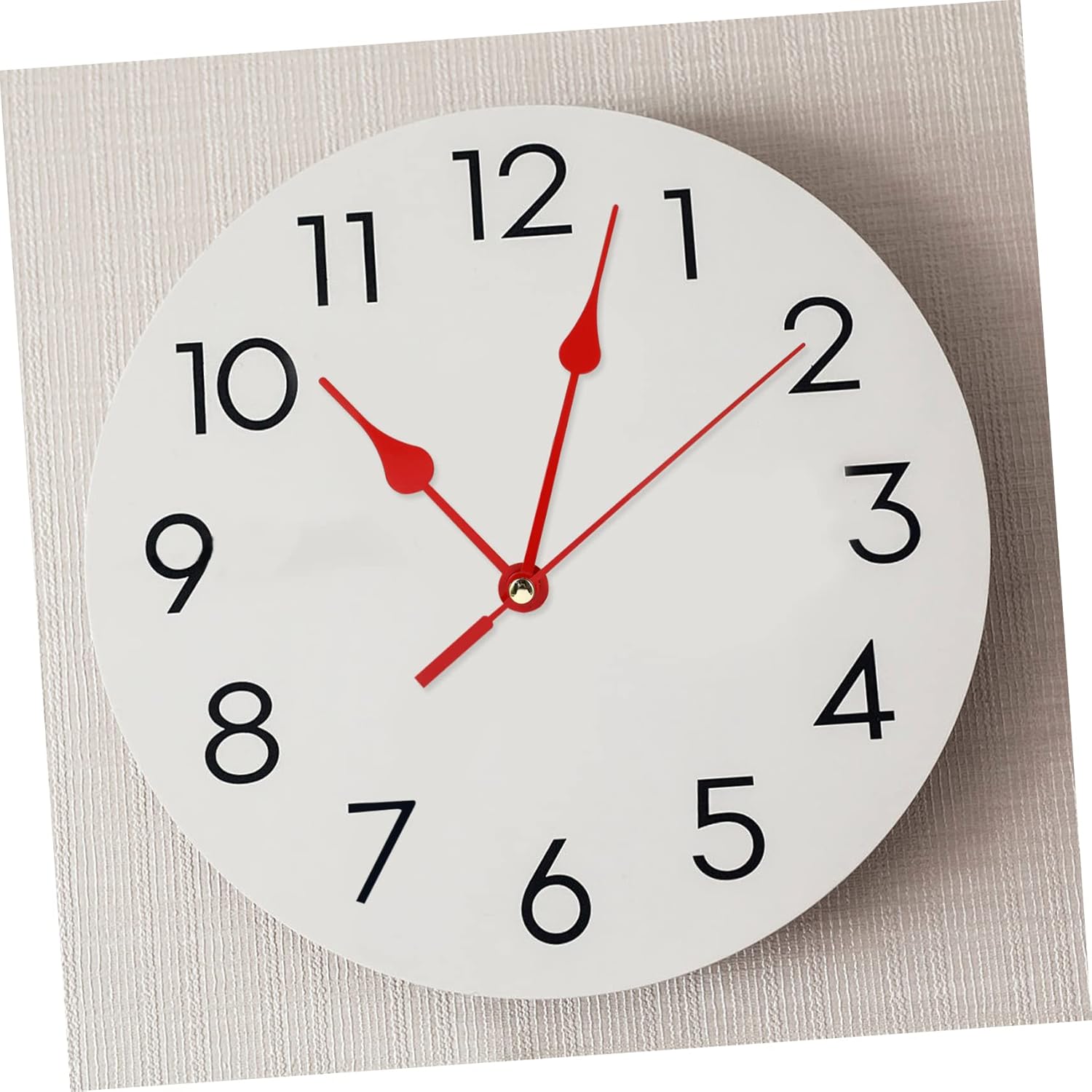QUMIIRTY Red quartz clock movement replacement elegant red hands